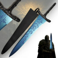 Ξύλινο Dark Moon Greatsword από Elden Ring με θήκη και λεπίδα bamboo