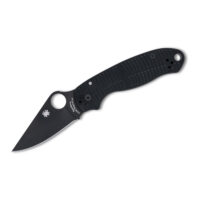 Πτυσσόμενο μαχαίρι Spyderco Para 3 Salt C223GMCBKP με μαύρη λεπίδα CPM MagnaCut και μαύρη G-10 λαβή